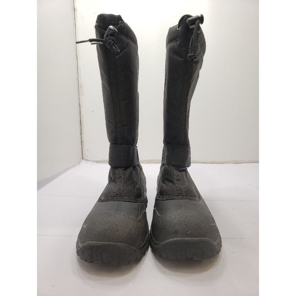 Kamik Mens Boots Waterproof Snow Drawstring Insulated Black Size 12 Pre-Owned - Picture 3 of 8